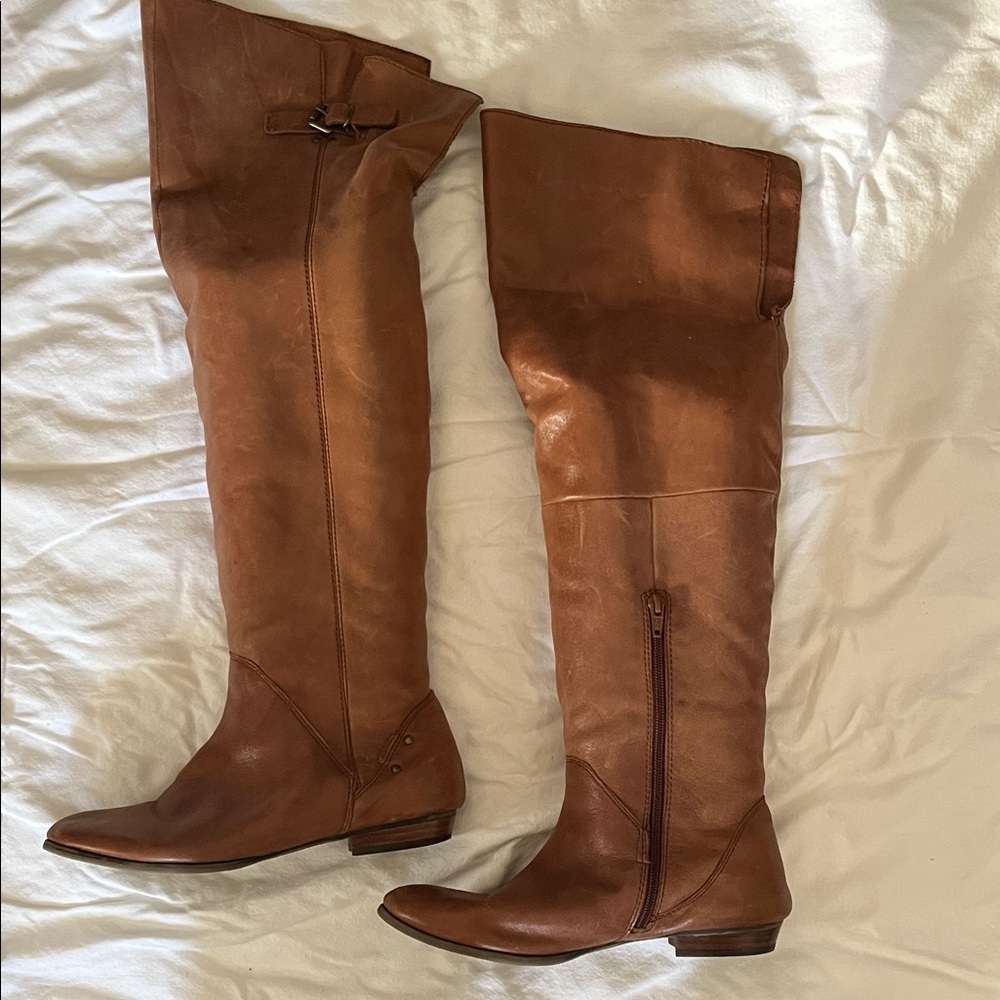 Aldo Tan Over the Knee Boots